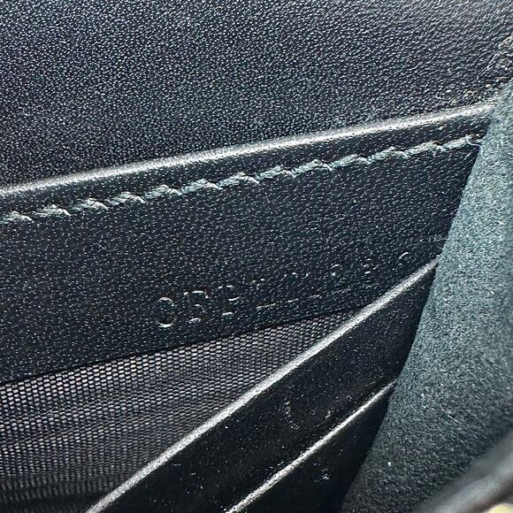 Burberry Suede Watersnake Print Madison Buckle Clutch - Picture 11 of 11